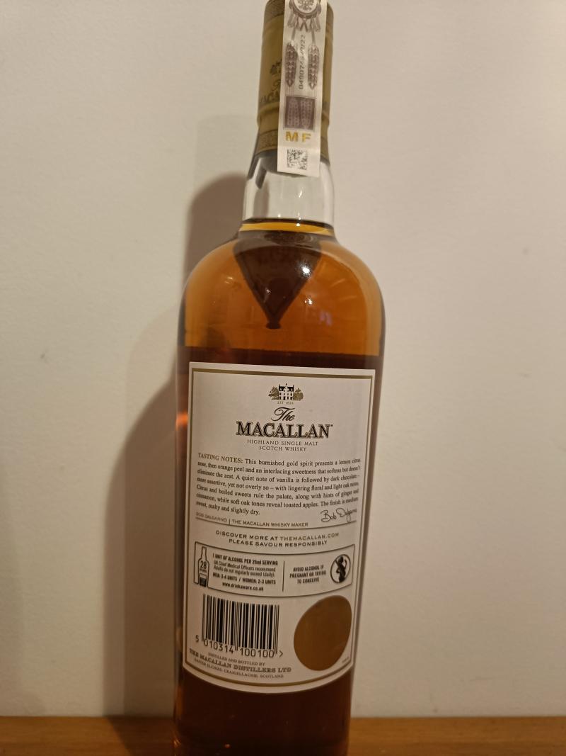 Macallan Gold Whiskybase Ratings And Reviews For Whisky