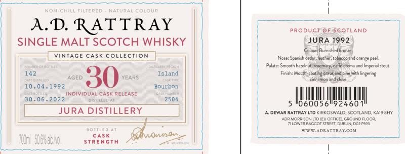 Isle Of Jura 1992 DR Ratings And Reviews Whiskybase