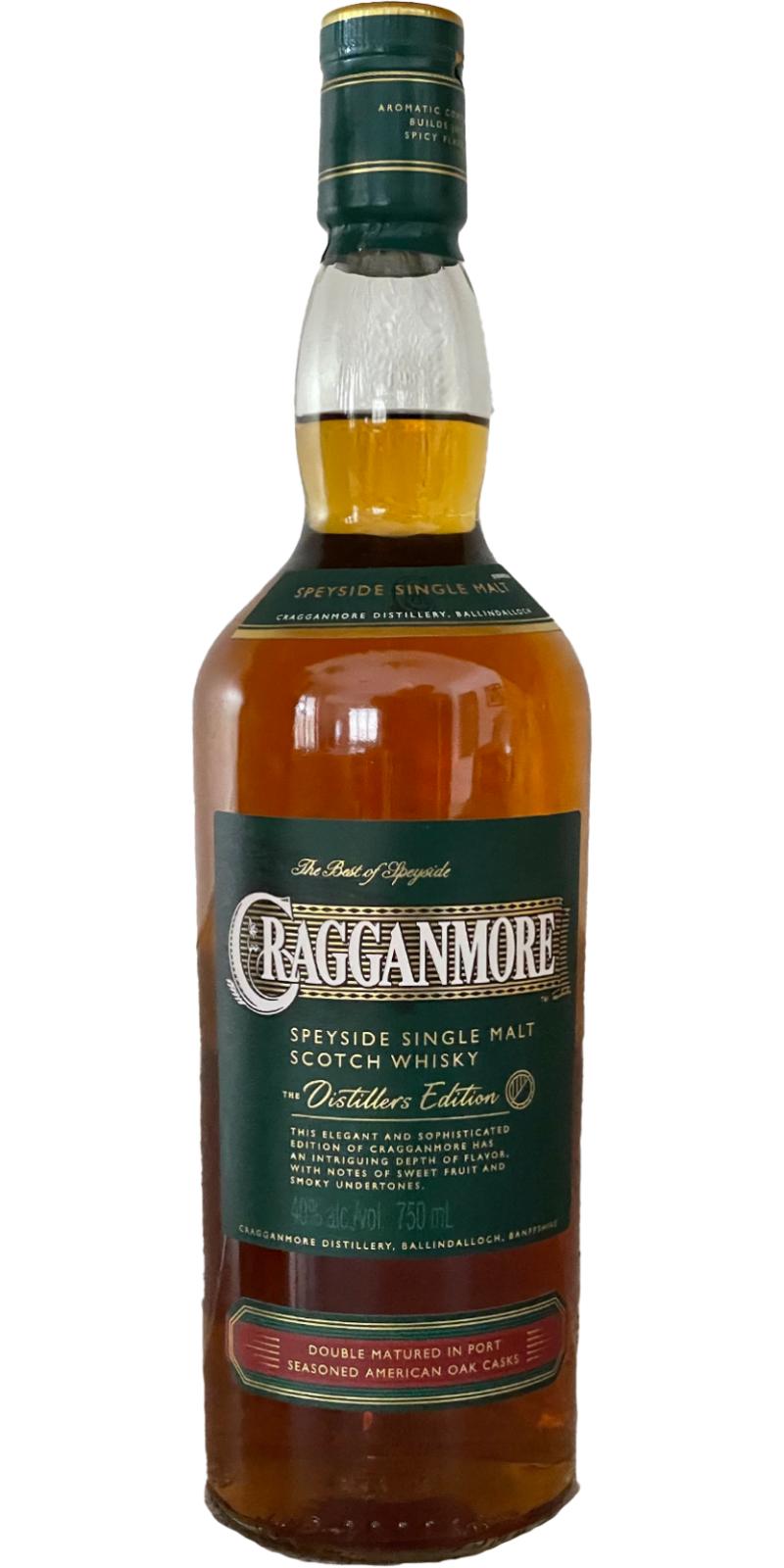 Cragganmore The Distillers Edition Ratings And Reviews Whiskybase