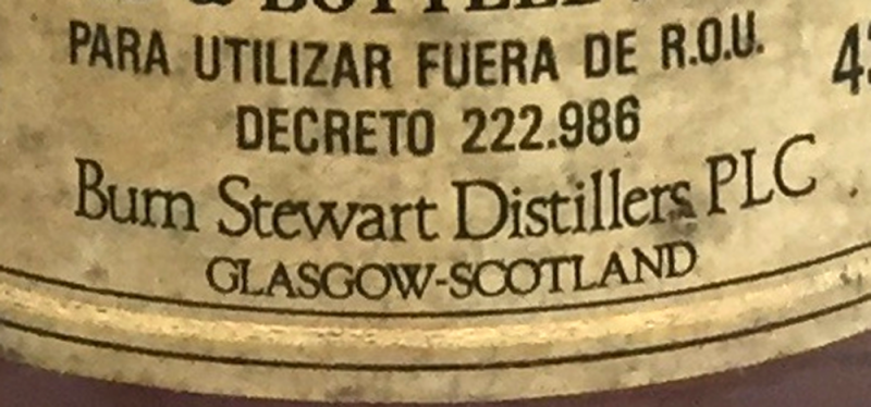 Burn Stewart Distillers Plc Whiskybase Ratings And Reviews For Whisky