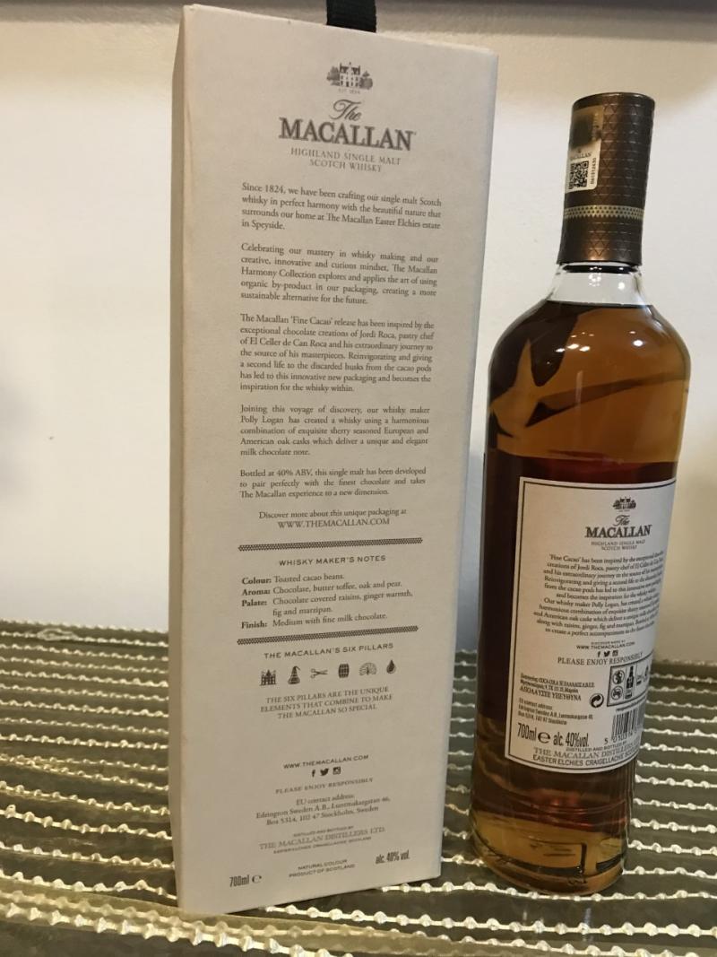 Macallan Fine Cacao - Whiskybase - Ratings and reviews for whisky