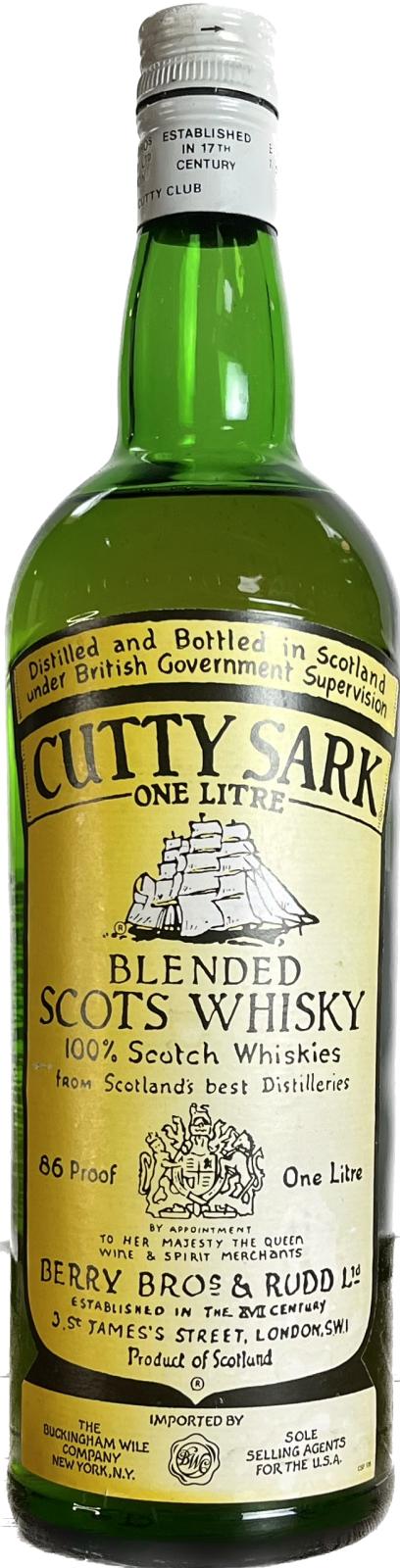 Cutty Sark Schottlands Whiskey Bourbon Alkohol Schottische 70s