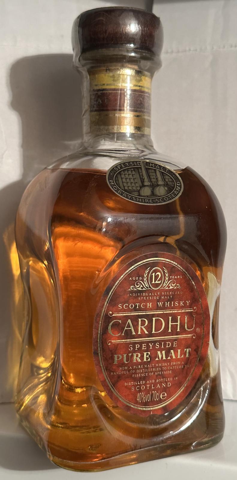 Whisky Cardhu 12 ans - MHD Spiritueux Haut de Gamme