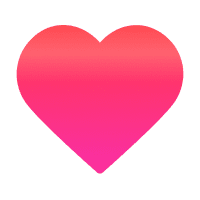 Heart footer
