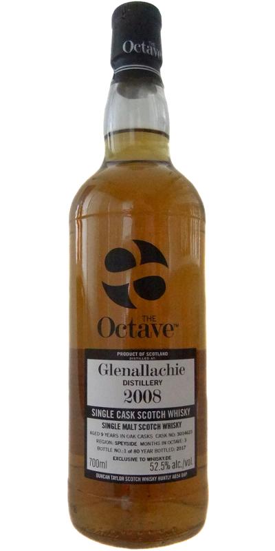 Glenallachie 2008 DT The Octave #3014623 whisky.de Exclusive 52.5% 700ml