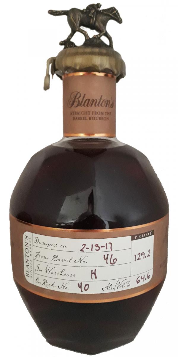 Blanton's Straight from the Barrel #46 64.6% 700ml