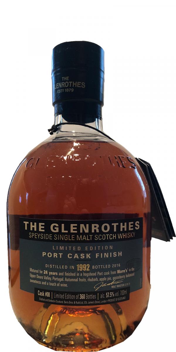 Glenrothes 1992 Warre's The Wine Merchant's Collection #08 57.5% 700ml