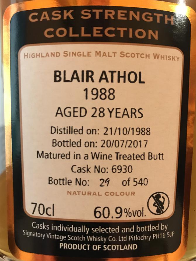 Blair Athol 1988 SV