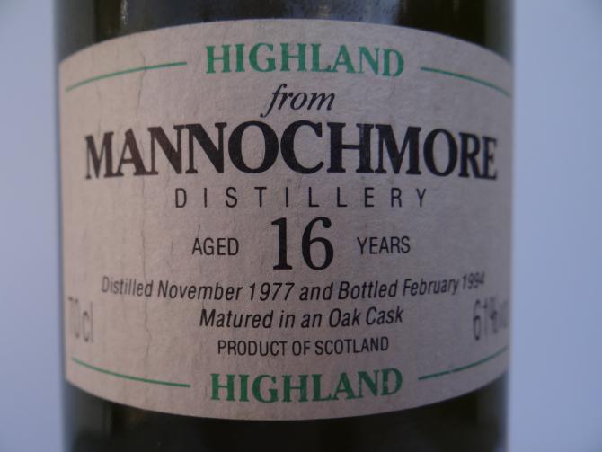 Mannochmore 1977 CA
