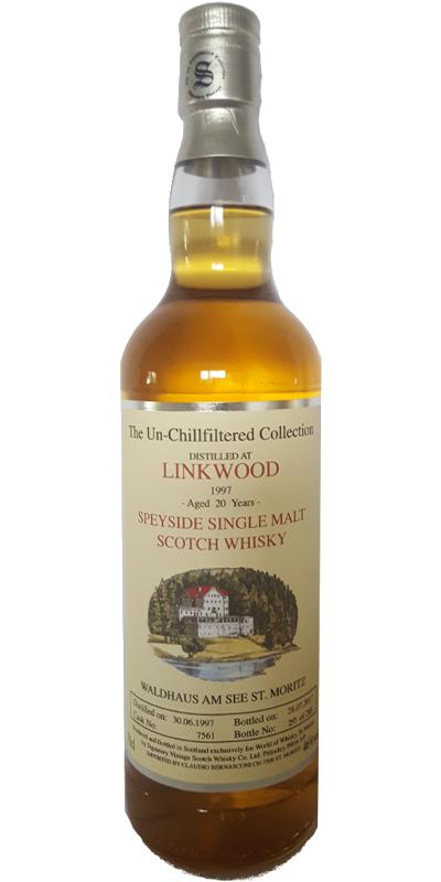 Linkwood 1997 SV The Un-Chillfiltered Collection Waldhaus am See #7561 World of Whisky St. Moritz 46% 700ml