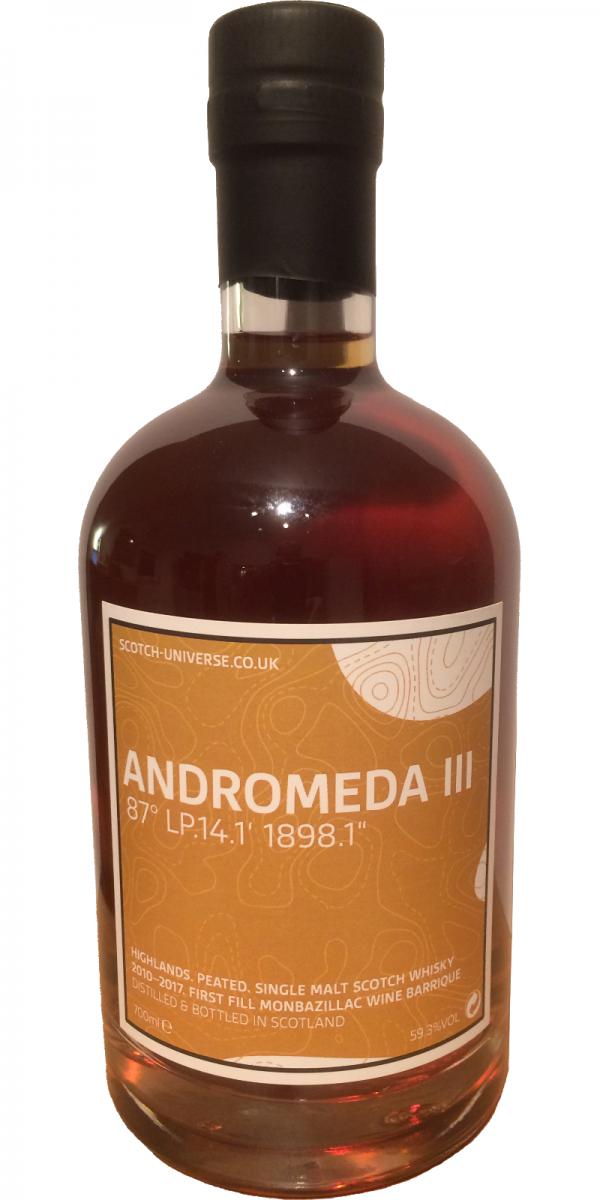 Scotch Universe Andromeda III - 87° LP.14.1‘ 1898.1“