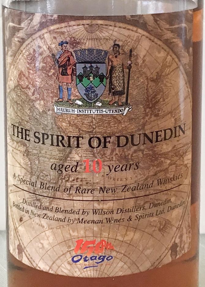 The Spirit of Dunedin 10yo Sherry and Bourbon Barrels Otagos 150th Anniversary 40% 750ml