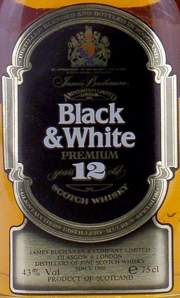 Black & White 12-year-old - Ratings and reviews - Whiskybase