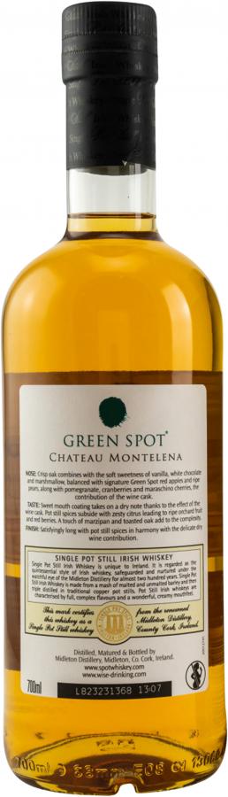 Green Spot Chateau Montelena Single Pot Still Irish Whiskey 750mL