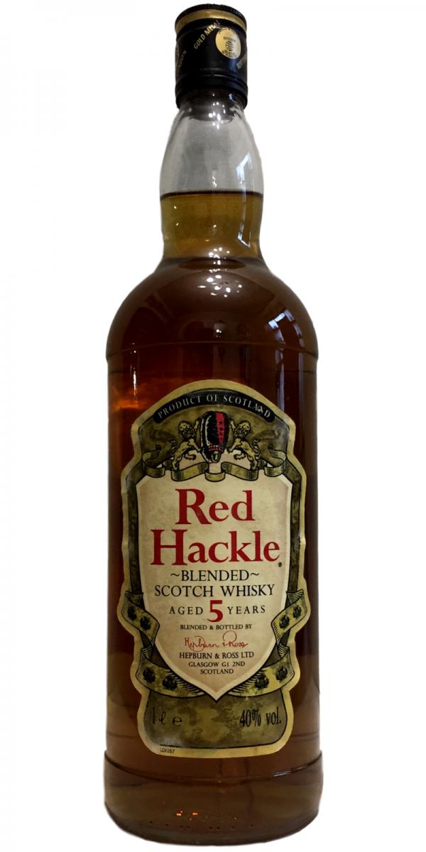Red Hackle 5yo Blended Scotch Whisky 40% 1000ml
