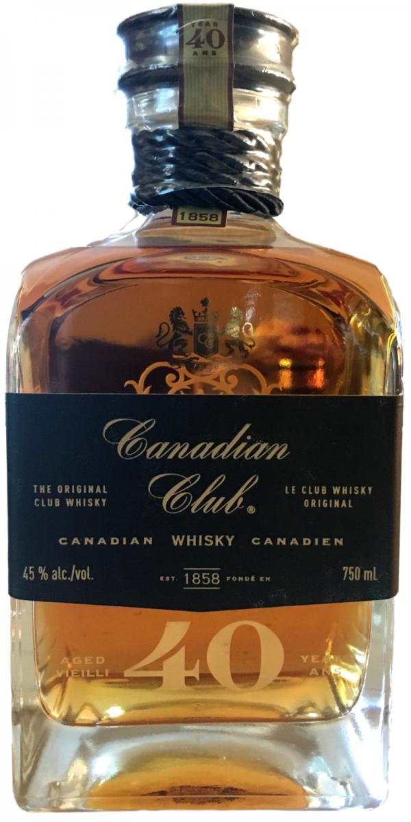 Canadian Club 40 Year Old Whisky 