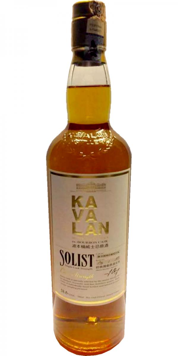 Kavalan Solist ex-Bourbon Cask B100924027A 58.6% 700ml