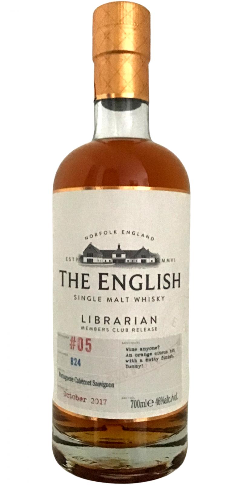 The English Whisky Members Club Release Batch #05