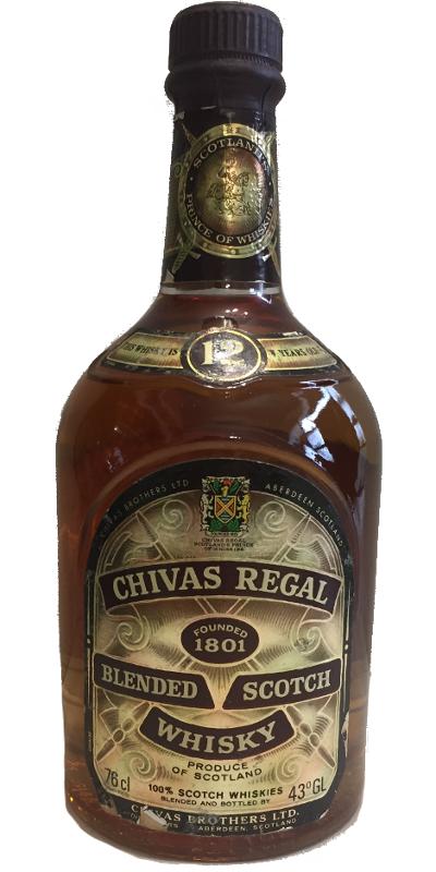 Lav et navn digtere Prædike Chivas Regal 12-year-old - Value and price information - Whiskystats