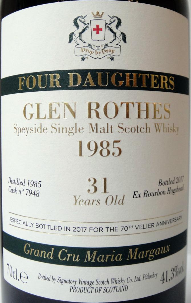 Glenrothes 1985 SV - Ratings and reviews - Whiskybase