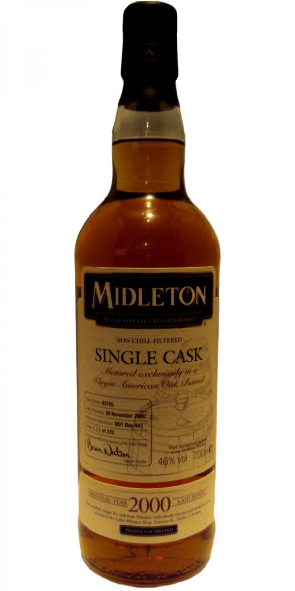Midleton 2000 Single Cask Virgin American Oak Barrel #83785 Celtic Whiskey Shop 46% 700ml