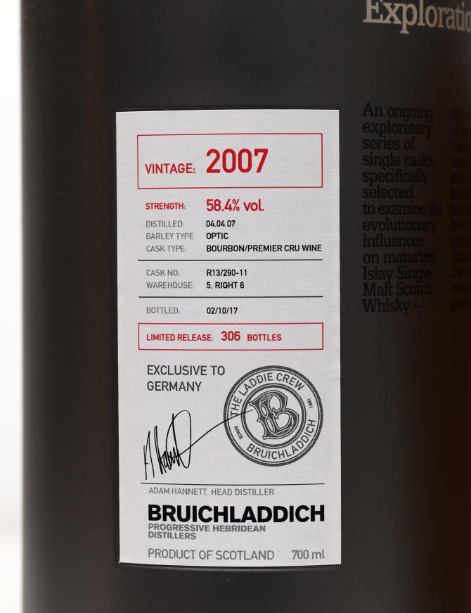 Bruichladdich 2007