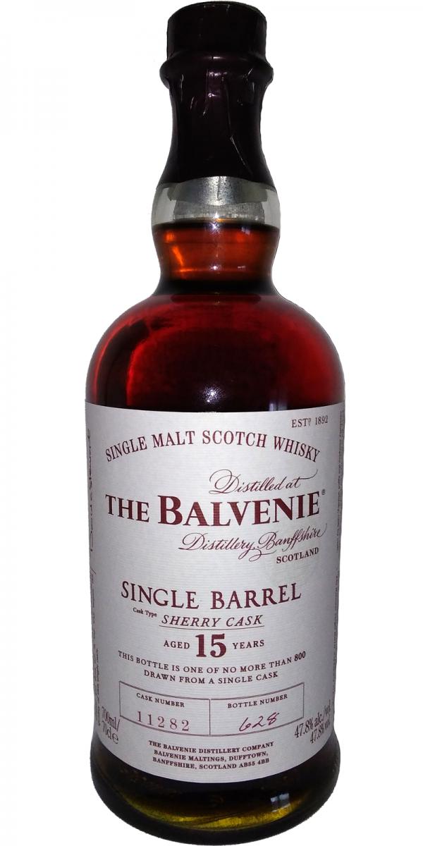 Balvenie 15yo Single Barrel Sherry Cask #11282 47.8% 700ml