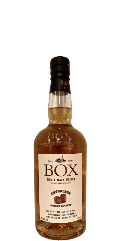 Box 2014 Osterlens Whisky Society Bourbon 40L 2014-659 61.2% 500ml