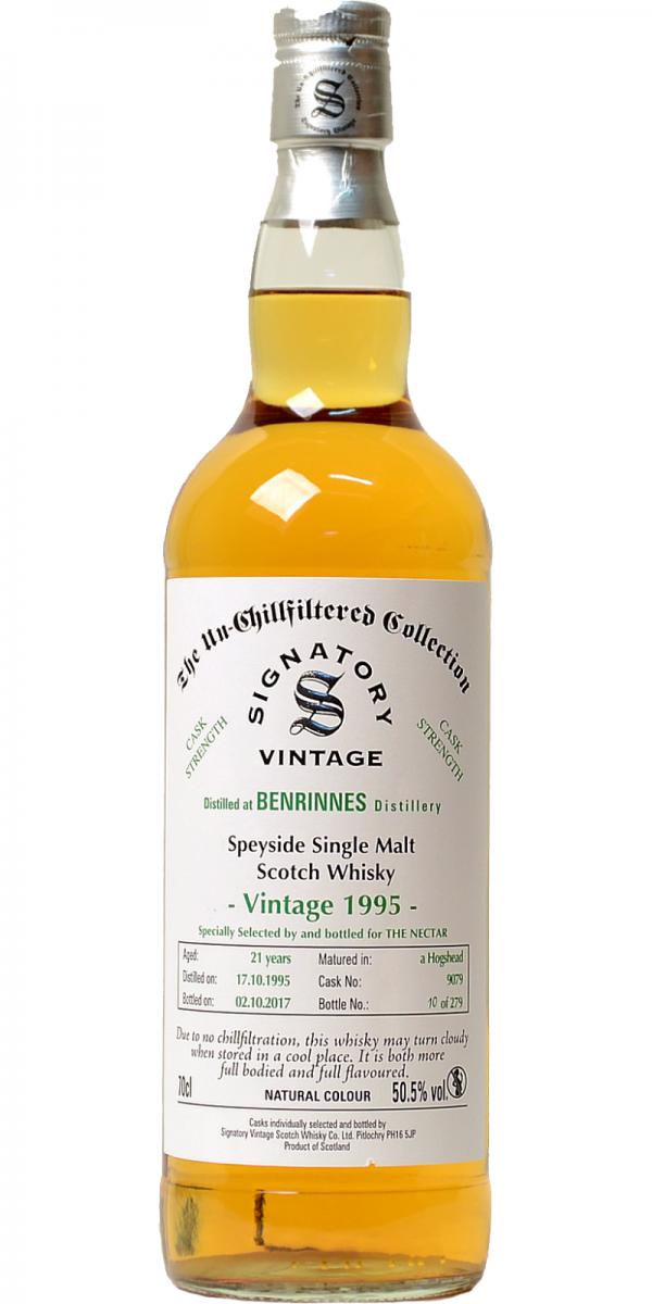 Benrinnes 1995 SV The Un-Chillfiltered Collection Cask Strength #9079 50.5% 700ml