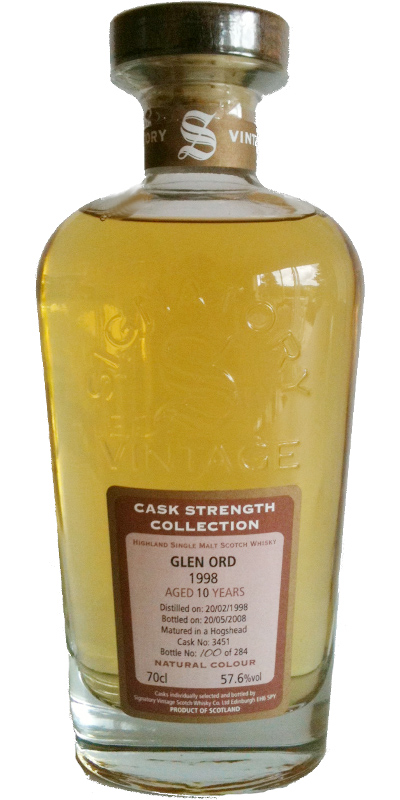 Glen Ord 1998 SV Cask Strength Collection #3451 57.6% 700ml