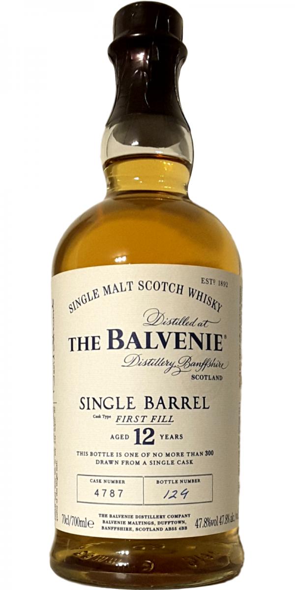 Balvenie 12yo Single Barrel #4787 47.8% 700ml