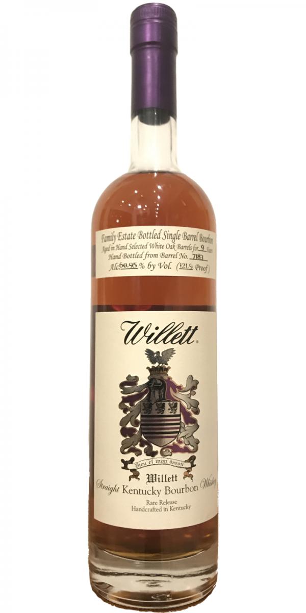 Willett 9yo Family Estate Bottled Single Barrel Bourbon #7183 Pacific Edge Wine & Spirits 60.95% 750ml
