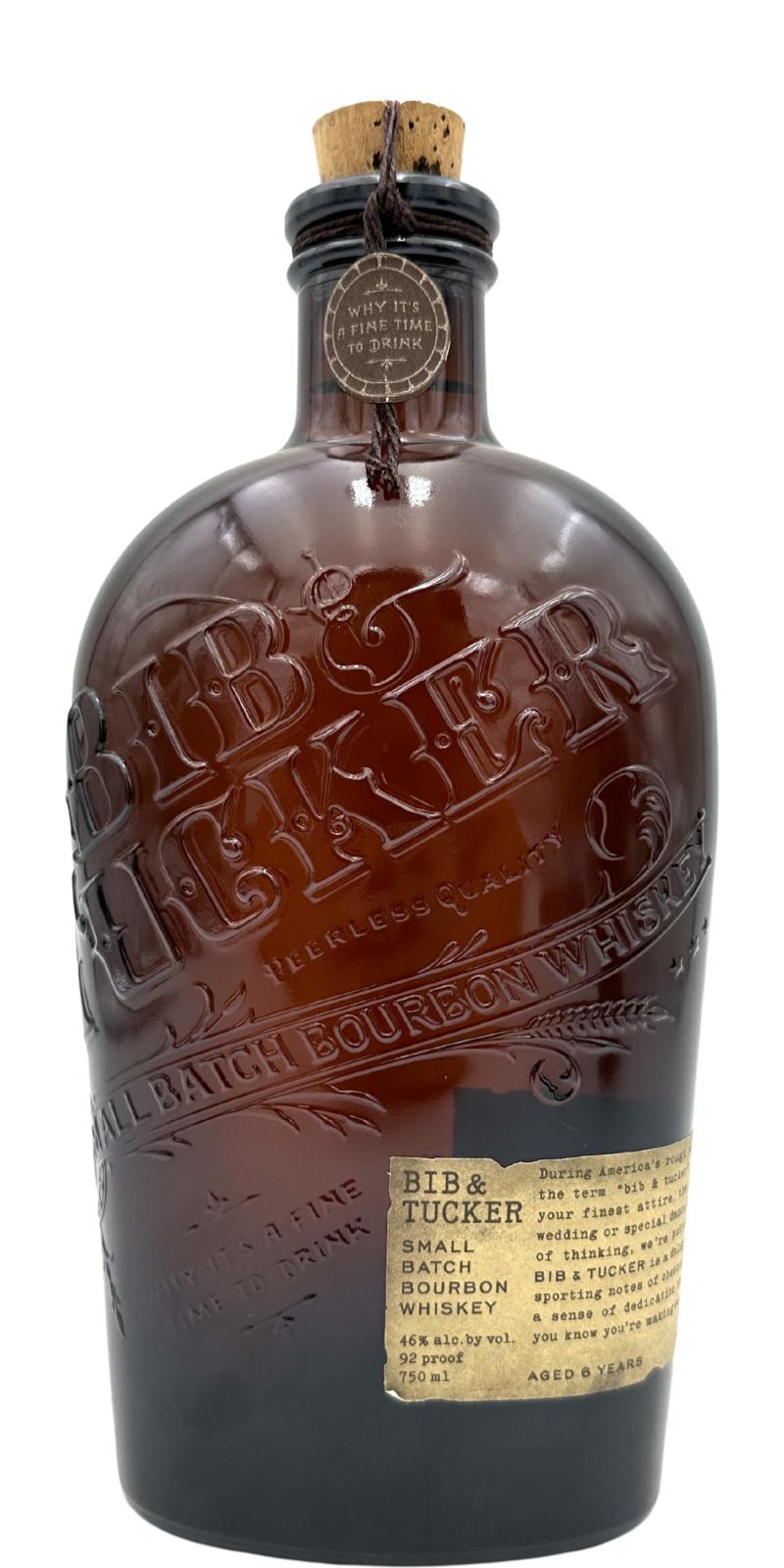 Bib & Tucker Whiskey, Bourbon, Small Batch, Aged 6 Years - 750 ml