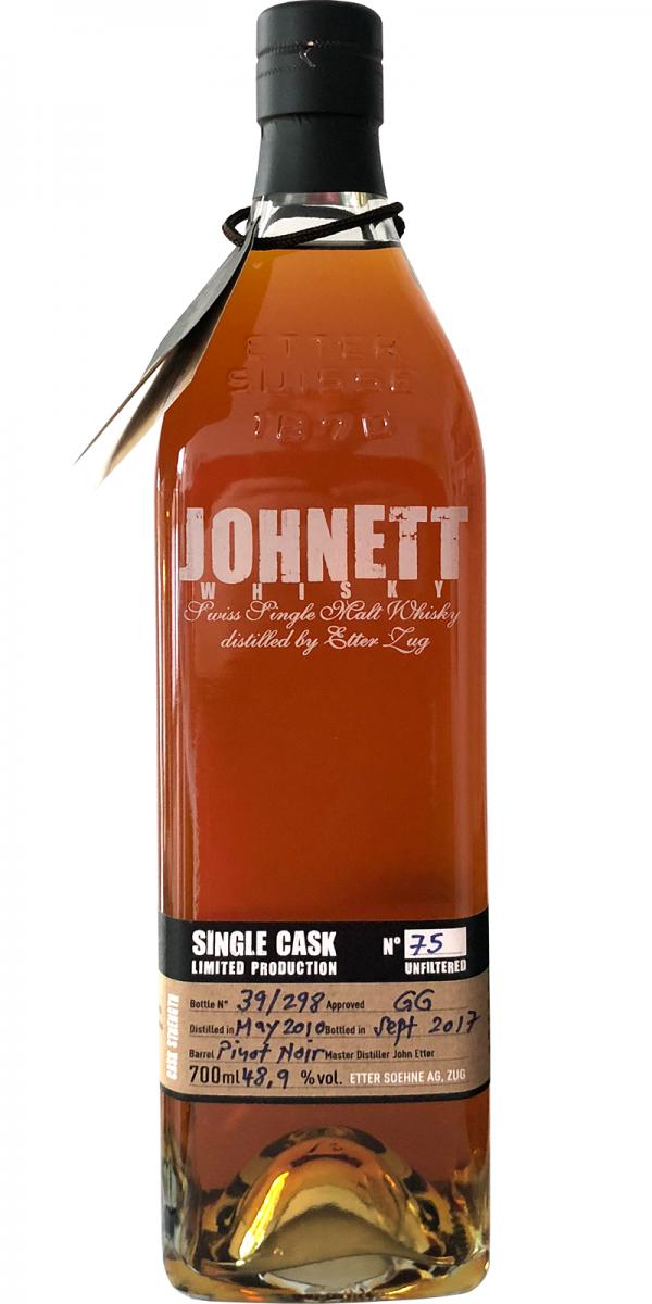 Johnett 2010 Single Cask Pinor Noir #75 48.9% 700ml