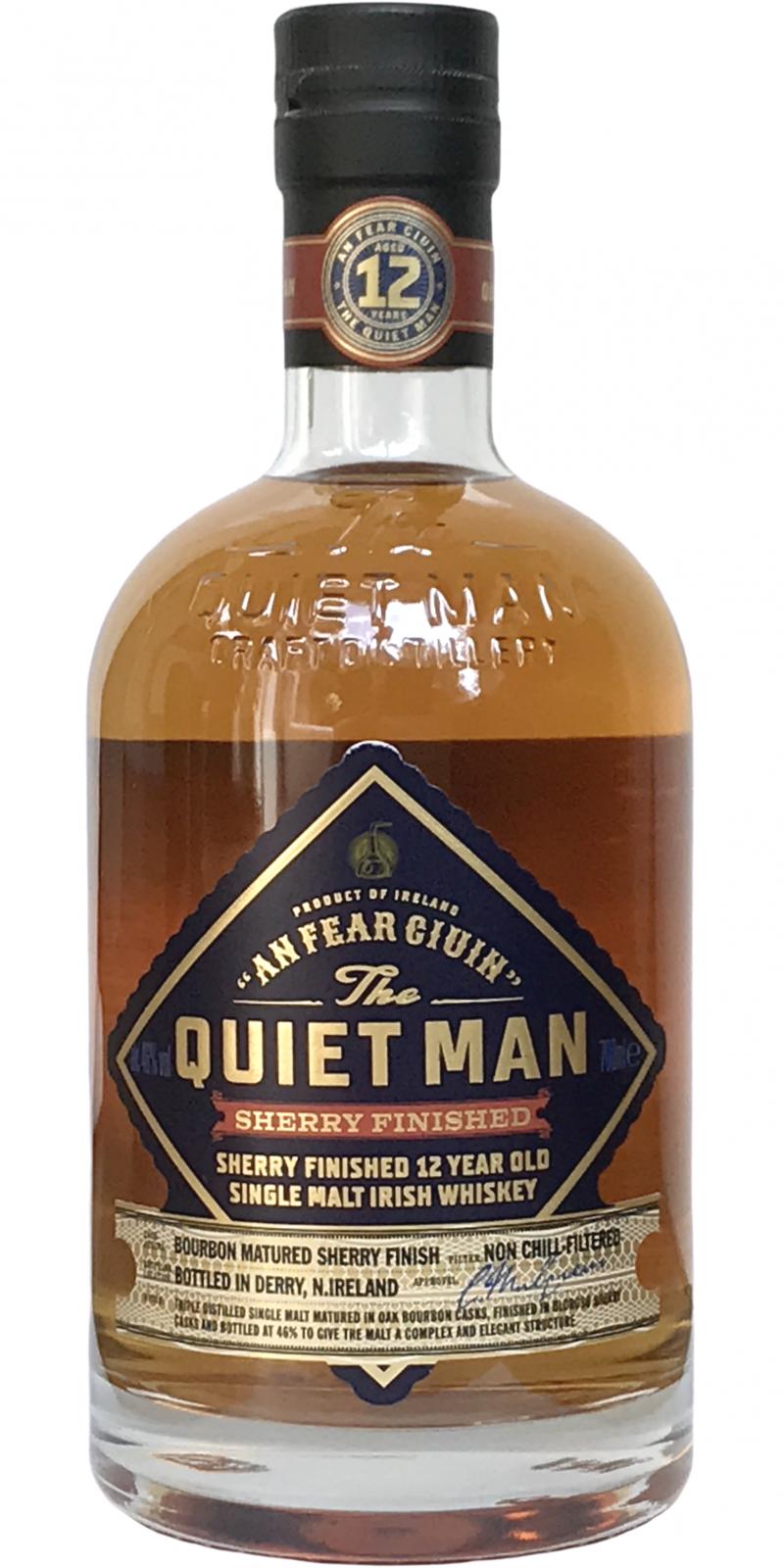 The Quiet Man 12-year-old - Ratings and reviews - Whiskybase