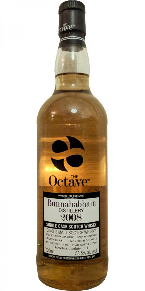 Bunnahabhain 2008 DT The Octave #3813669 Daracha Maltwhiskyspesialisten 53.5% 700ml