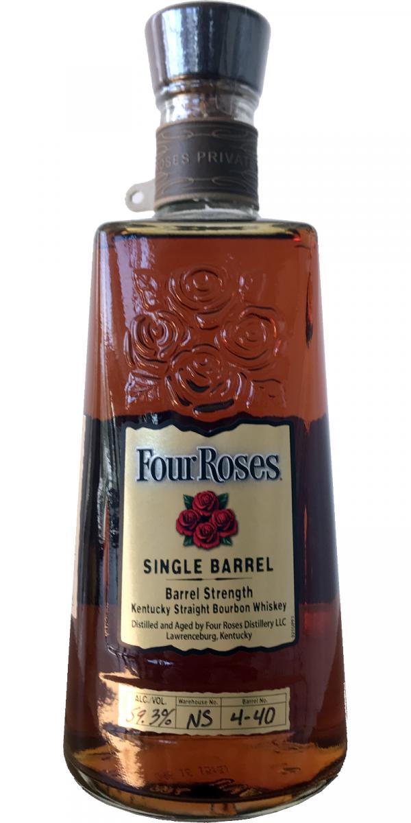 Four Roses 9yo Private Selection OESQ 4-4O Bourbon Scotch & Beer 59.3% 750ml