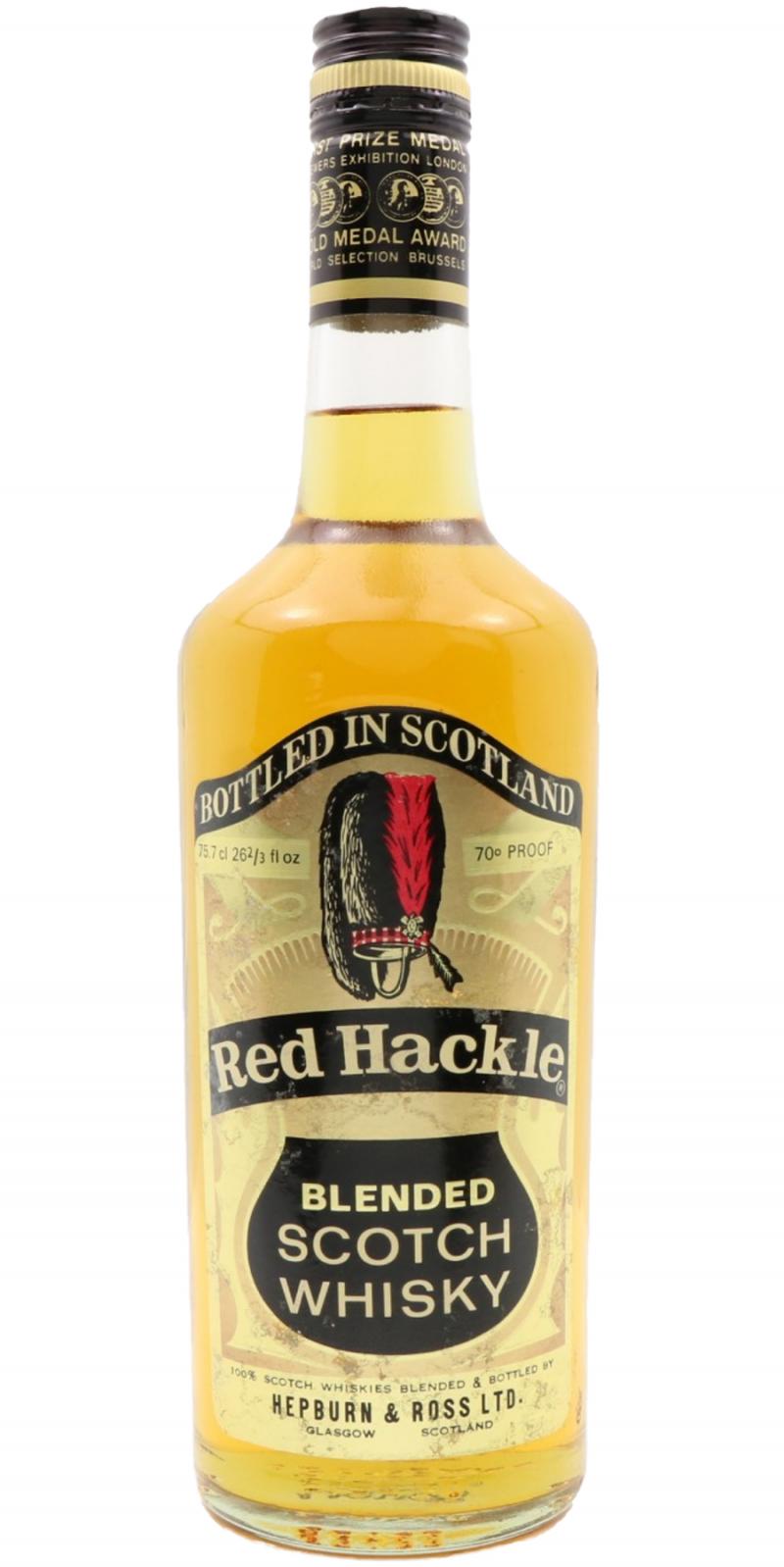 obligatorisk smøre reparere Red Hackle Blended Scotch Whisky - Value and price information - Whiskystats