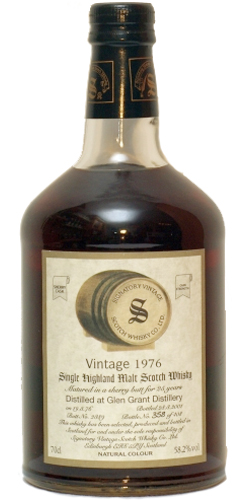 Glen Grant 1976 SV Vintage Collection Dumpy Sherry Butt #2889 58.2% 700ml