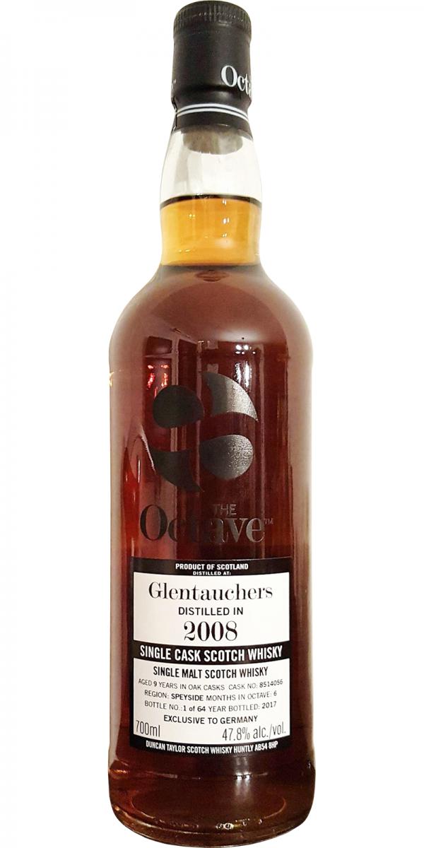 Glentauchers 2008 DT The Octave #8514056 Germany Exclusive 47.8% 700ml