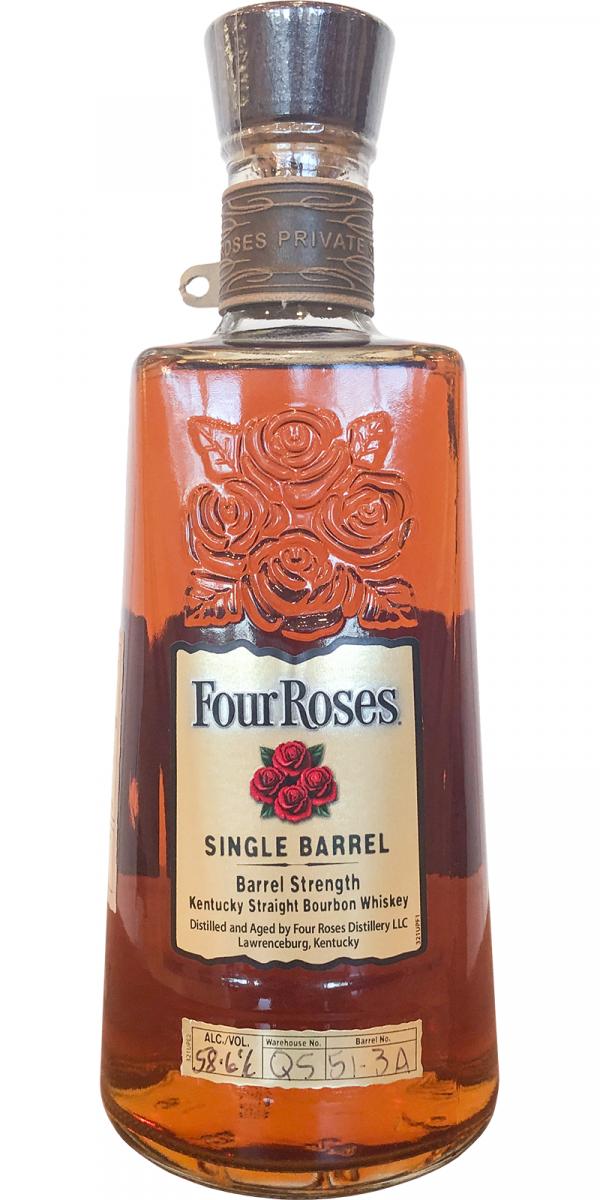 Four Roses 8yo Private Selection OESK Charred New American Oak 51-3A The Cask Strength Society 58.6% 750ml