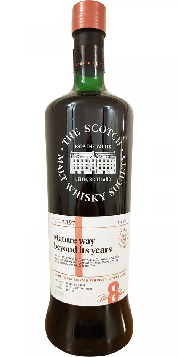 Longmorn 2008 SMWS 7.197 - Ratings and reviews - Whiskybase