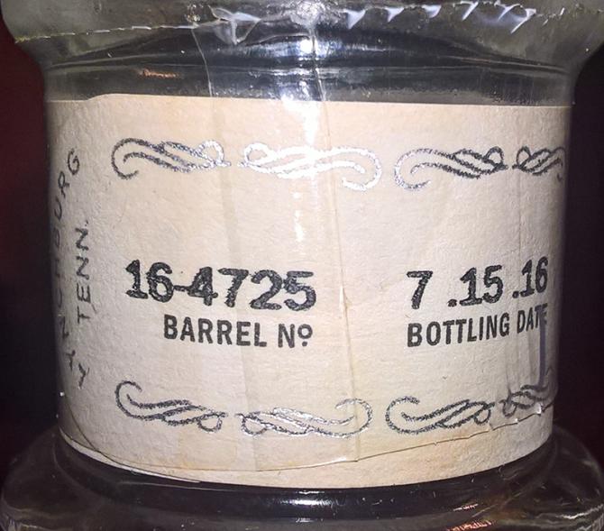 Jack Daniel's Single Barrel Select 16-4725 45% 700ml