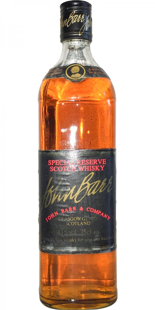 John Barr Special Reserve Scotch Whisky 43% 750ml