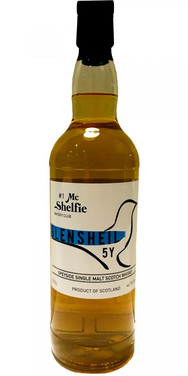 Glensheil 5yo WhB Mc Shelfie's clubbottelingen Barrel 800914/2011 46.1% 700ml