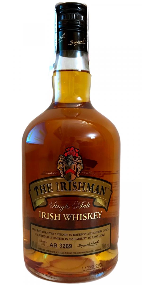 The Irishman Single Malt Irish Whisky Bourbon & Sherry casks 40% 700ml ...