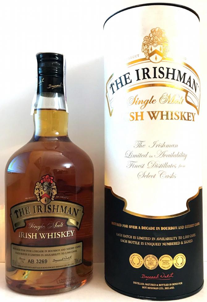 The Irishman Single Malt Irish Whiskey Ratings And Reviews Whiskybase