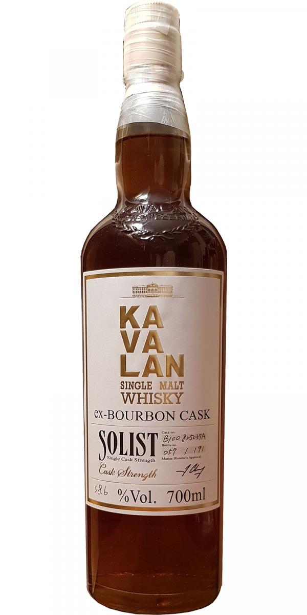 Kavalan Solist ex-Bourbon Cask B100825037A 58.6% 700ml