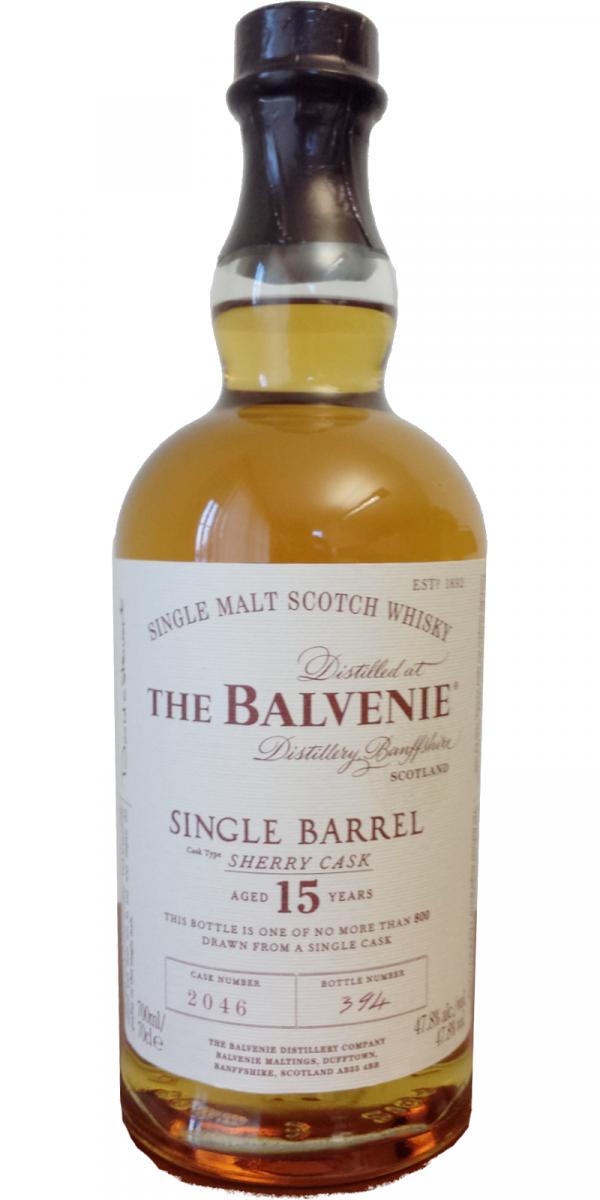 Balvenie 15yo Single Barrel Sherry Cask #2046 47.8% 700ml