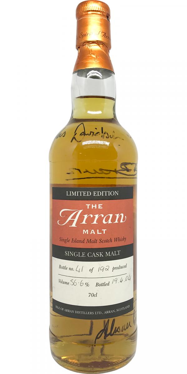 Arran 1996 Limited Edition Single Cask Malt 56.6% 700ml